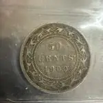 1900 50 Cent ICCS F-12 - Image 2